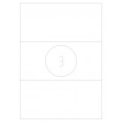 Etykiety samoprzylepne 210x99 100 szt. A4 MAT